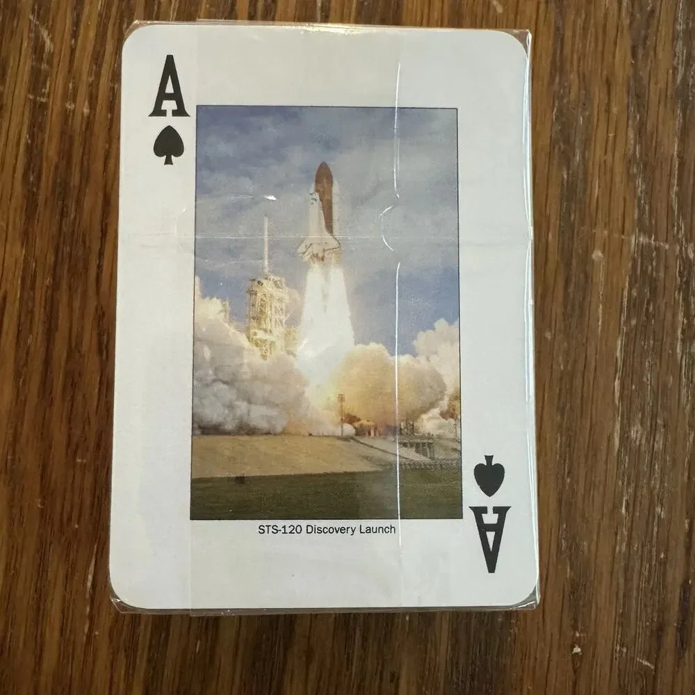 NASA Space Shuttle Exploration Playing Cards‎ 54 Images New Sealed Italy 2008